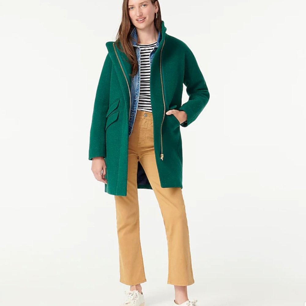 J.Crew Cocoon coat in Italian stadium-cloth wool - Picture 8 of 8